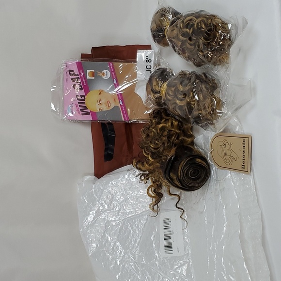 Highlight Bundles P4/27 Curly Wave Brazilian Remy Hair 3 Bundles 8 8 8 Inch Hair - Picture 8 of 16